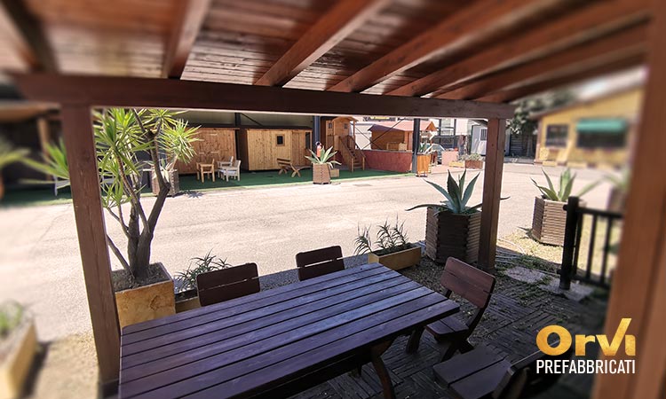 Casa in legno lamellare da Mq 26 in offerta da Orvi Prefabbricati roma